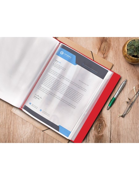 Carpeta liderpapel personaliza 20 fundas...