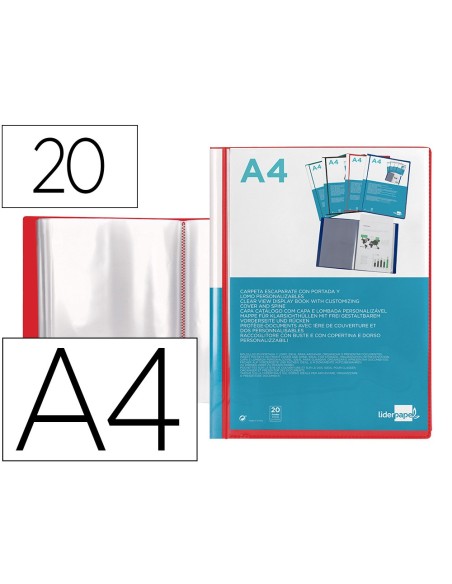 Carpeta liderpapel personaliza 20 fundas...