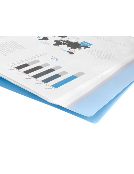 Carpeta liderpapel escaparate 40 fundas...