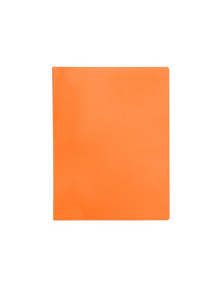 Carpeta liderpapel escaparate 40 fundas polipropileno din a4 naranja fluor opaco