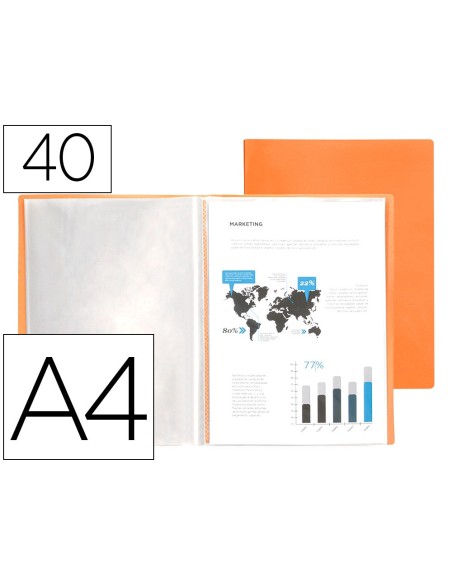 Carpeta liderpapel escaparate 40 fundas...