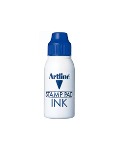 Tinta tampon artline azul...