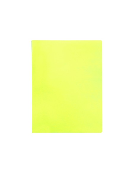 Carpeta liderpapel escaparate 30 fundas polipropileno din a4 amarillo fluor opaco