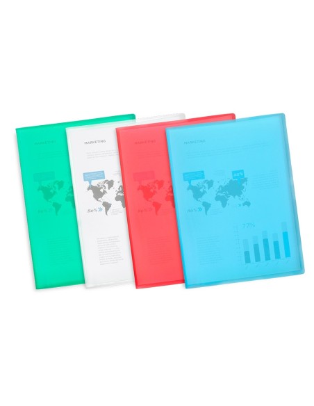 Carpeta liderpapel escaparate 30 fundas...