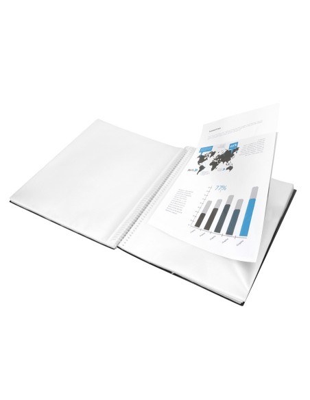 Carpeta liderpapel escaparate con espiral 20...