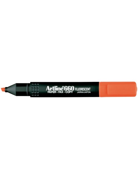 Rotulador artline fluorescente ek-660 rojo...
