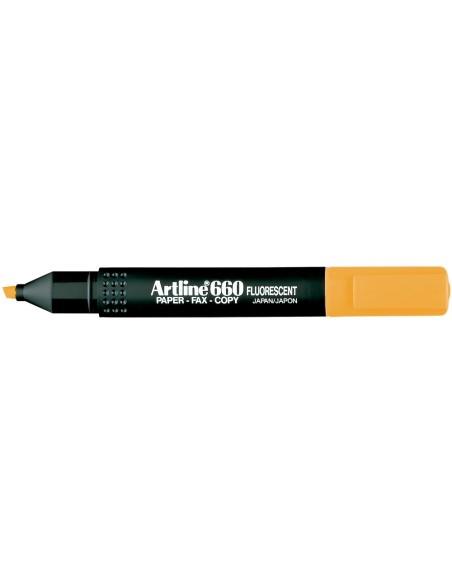 Rotulador artline fluorescente ek-660 naranja...