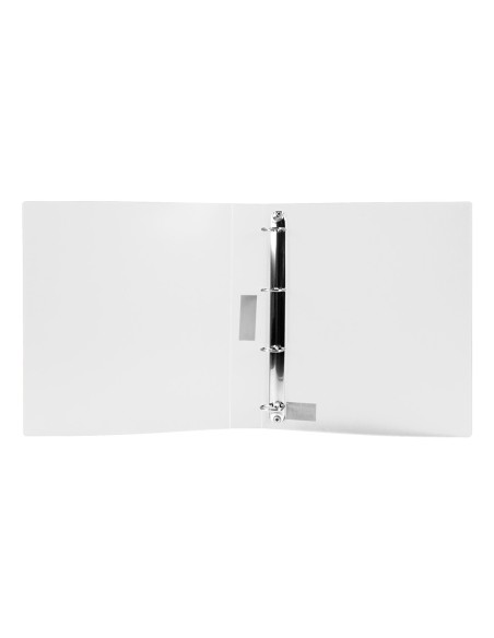Carpeta liderpapel 4 anillas 25 mm mixtas polipropileno din a4 transparente