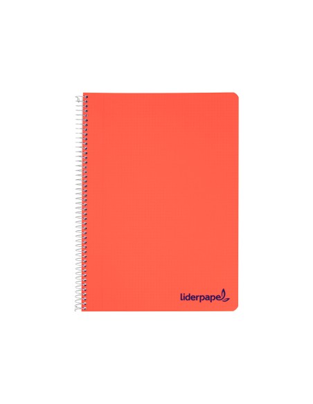 Cuaderno espiral liderpapel a4 wonder tapa plastico 80h 90 gr liso colores surtidos