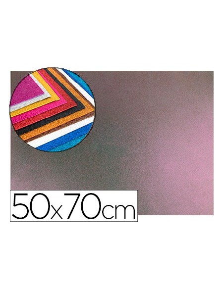 Goma eva con purpurina liderpapel 50x70cm...