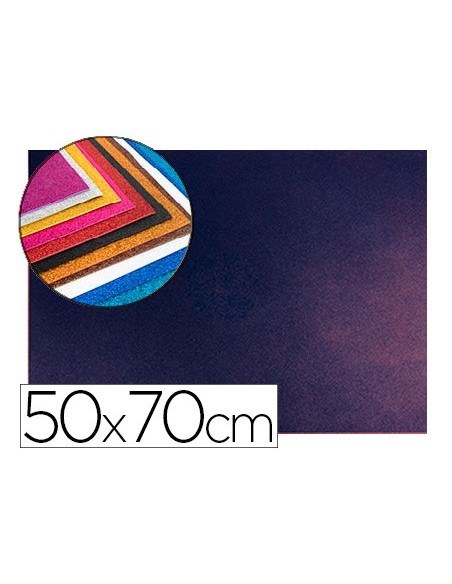 Goma eva con purpurina liderpapel 50x70cm...