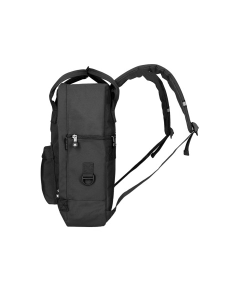 Cartera antartik mochila 2 asas y bolsillos exteriores negro 300x115x390 mm