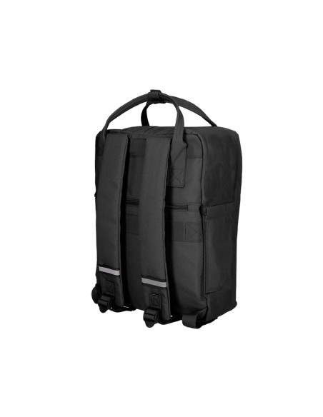 Cartera antartik mochila 2 asas y bolsillos exteriores negro 300x115x390 mm