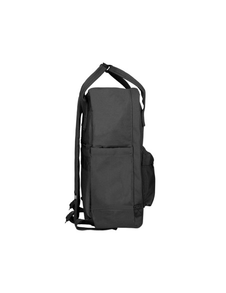 Cartera antartik mochila 2 asas y bolsillos exteriores negro 300x115x390 mm
