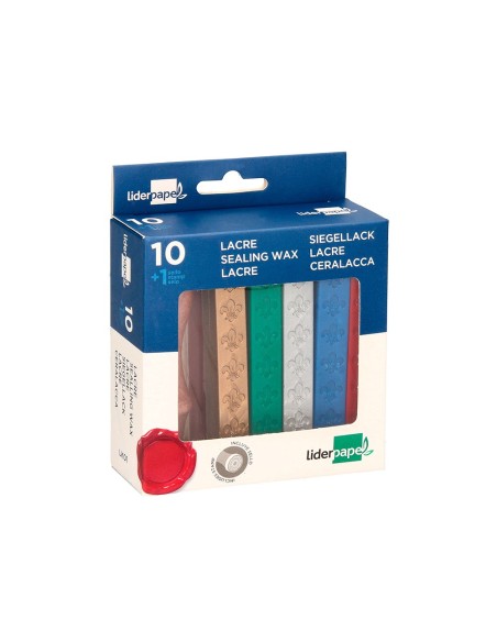 Lacre liderpapel con sello de carta juego de 10...