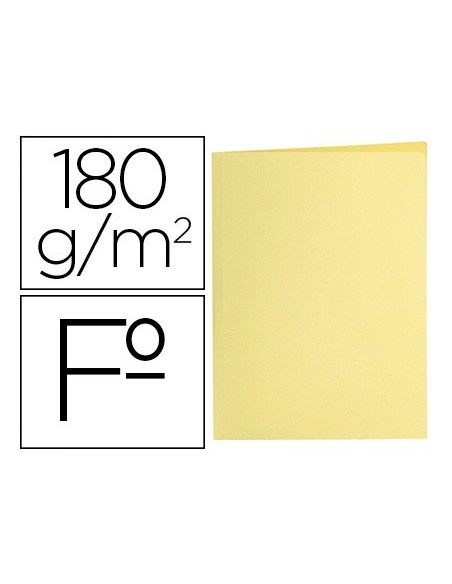Subcarpeta liderpapel folio amarillo pastel...