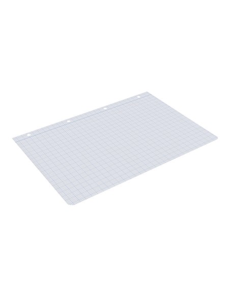 Recambio liderpapel a4 100 hojas 60g/m2 milimetrado sin margen 4 taladros