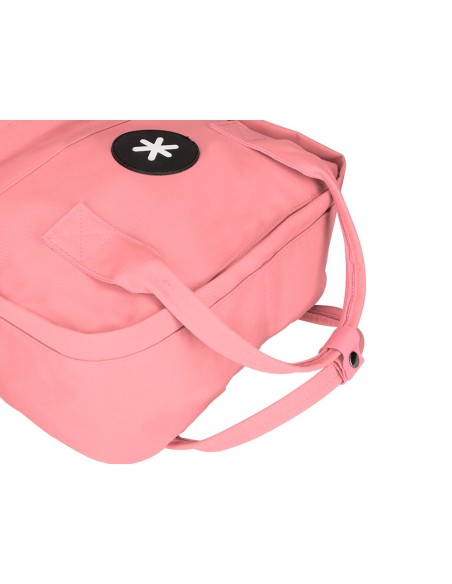 Cartera antartik mochila 2 asas y bolsillos exteriores coral 300x115x390 mm