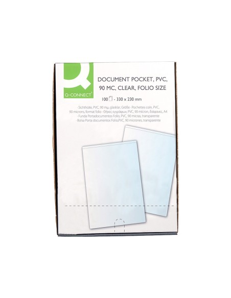 Funda portadocumento folio 90 micras pvc...