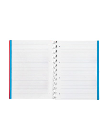 Cuaderno espiral liderpapel a4 micro jolly multidisciplina tapa forrada 140h 75gr 28h 5mm 112h hrtal.