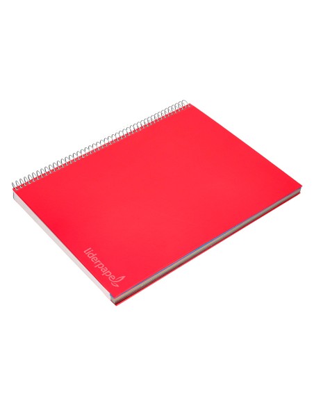 Cuaderno espiral liderpapel a4 micro jolly multidisciplina tapa forrada 140h 75gr 28h 5mm 112h hrtal.