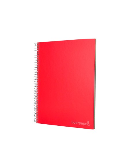 Cuaderno espiral liderpapel a4 micro jolly multidisciplina tapa forrada 140h 75gr 28h 5mm 112h hrtal.