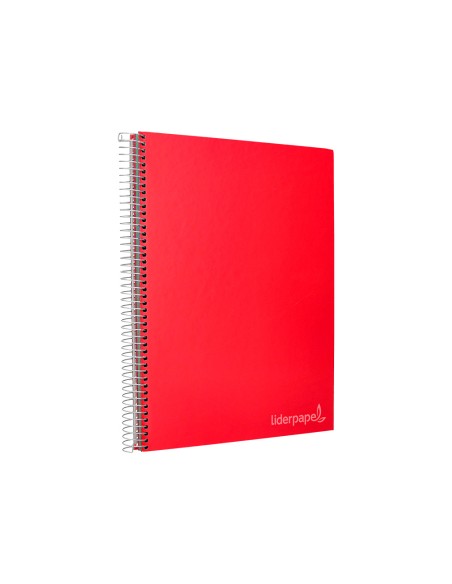 Cuaderno espiral liderpapel a4 micro jolly multidisciplina tapa forrada 140h 75gr 28h 5mm 112h hrtal.