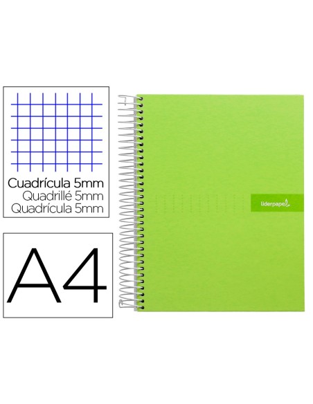 Cuaderno espiral liderpapel a4 micro crafty...
