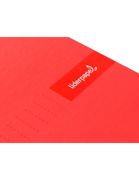 Cuaderno espiral liderpapel a4 crafty tapa forrada 80h 90 gr pauta estrecha 2,5mm con margen colores surtidos