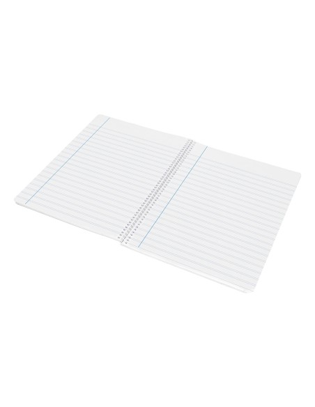 Cuaderno espiral liderpapel folio witty tapa dura 80h 75gr pauta 2,5mm con margen colores surtidos