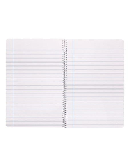Cuaderno espiral liderpapel folio witty tapa dura 80h 75gr pauta 2,5mm con margen colores surtidos