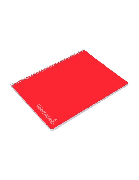 Cuaderno espiral liderpapel folio witty tapa dura 80h 75gr pauta 2,5mm con margen colores surtidos