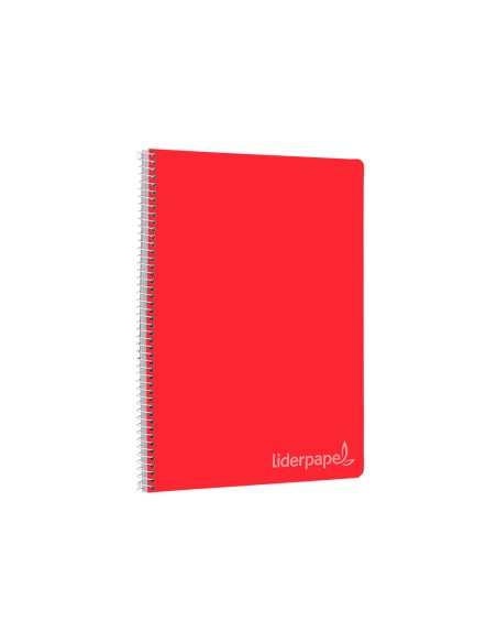 Cuaderno espiral liderpapel folio witty tapa dura 80h 75gr pauta 2,5mm con margen colores surtidos