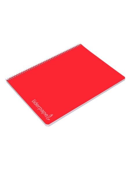 Cuaderno espiral liderpapel folio witty tapa dura 80h 75gr cuadro 3mm con margen colores surtidos