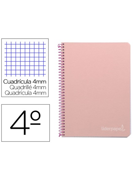 Cuaderno espiral liderpapel cuarto witty tapa...