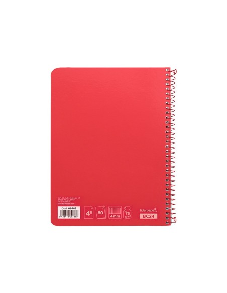 Cuaderno espiral liderpapel cuarto witty tapa...