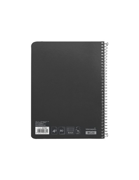 Cuaderno espiral liderpapel cuarto witty tapa...