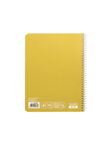 Cuaderno espiral liderpapel cuarto witty tapa...
