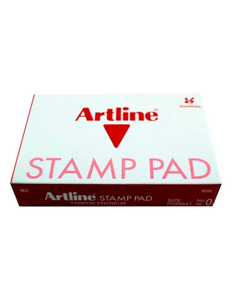 Tampon artline nº0 rojo 56x90 mm