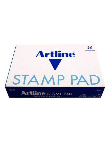 Tampon artline nº0 azul 56x90 mm