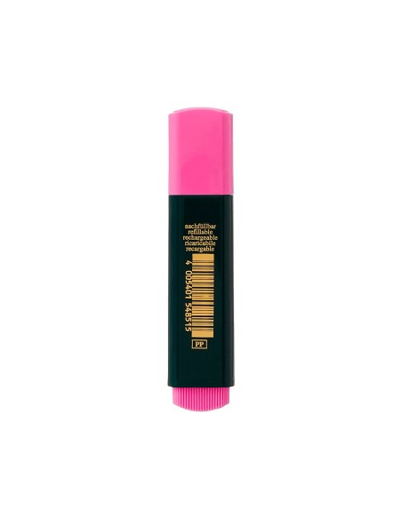 Rotulador faber fluorescente 48-28 rosa