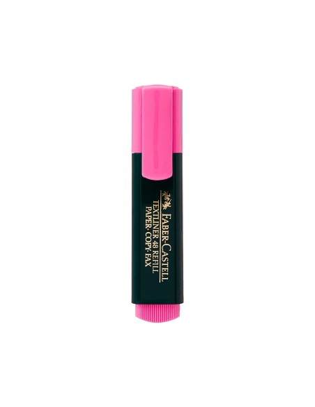 Rotulador faber fluorescente 48-28 rosa