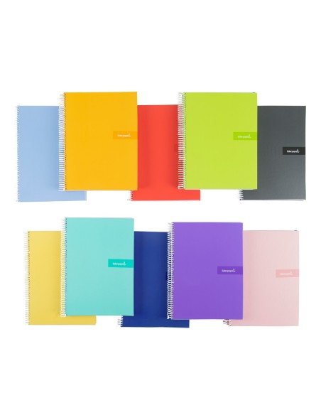 Cuaderno espiral liderpapel a5 crafty tapa...