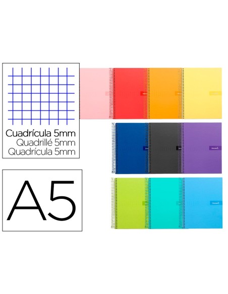 Cuaderno espiral liderpapel a5 crafty tapa...