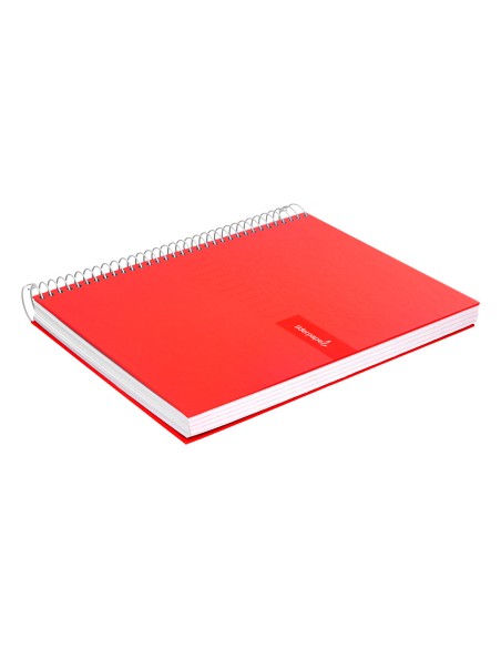 Cuaderno espiral liderpapel a5 crafty tapa forrada 80h 90 gr milimetrado 2mm colores surtidos