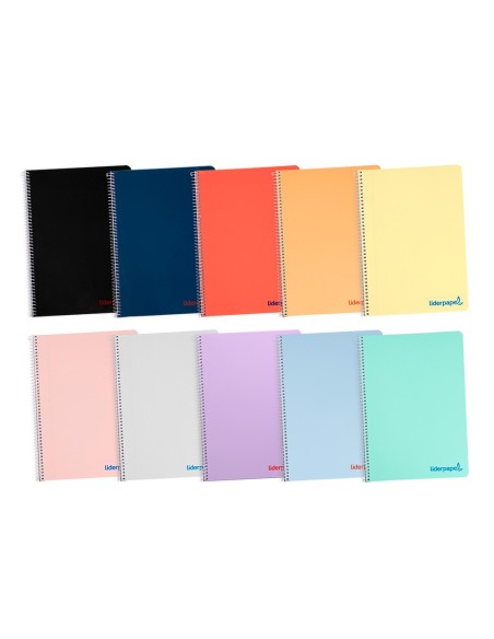 Cuaderno espiral liderpapel a5 wonder tapa...