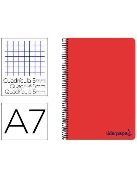 Cuaderno espiral liderpapel a7 micro wonder...