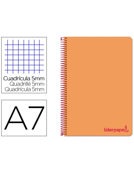 Cuaderno espiral liderpapel a7 micro wonder...