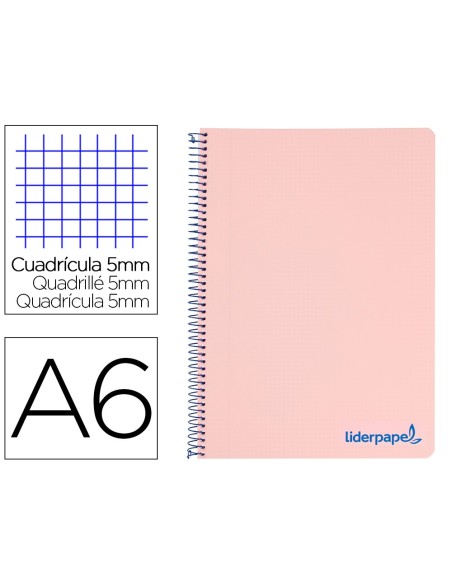 Cuaderno espiral liderpapel a6 micro wonder...