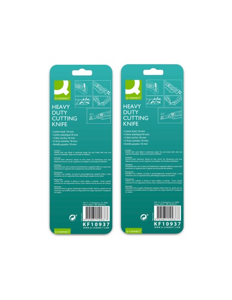 Cuter q-connect th-70-1 ancho blister 1 unidad